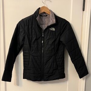 The North Face Girls Black Jacket size 10/12 LN